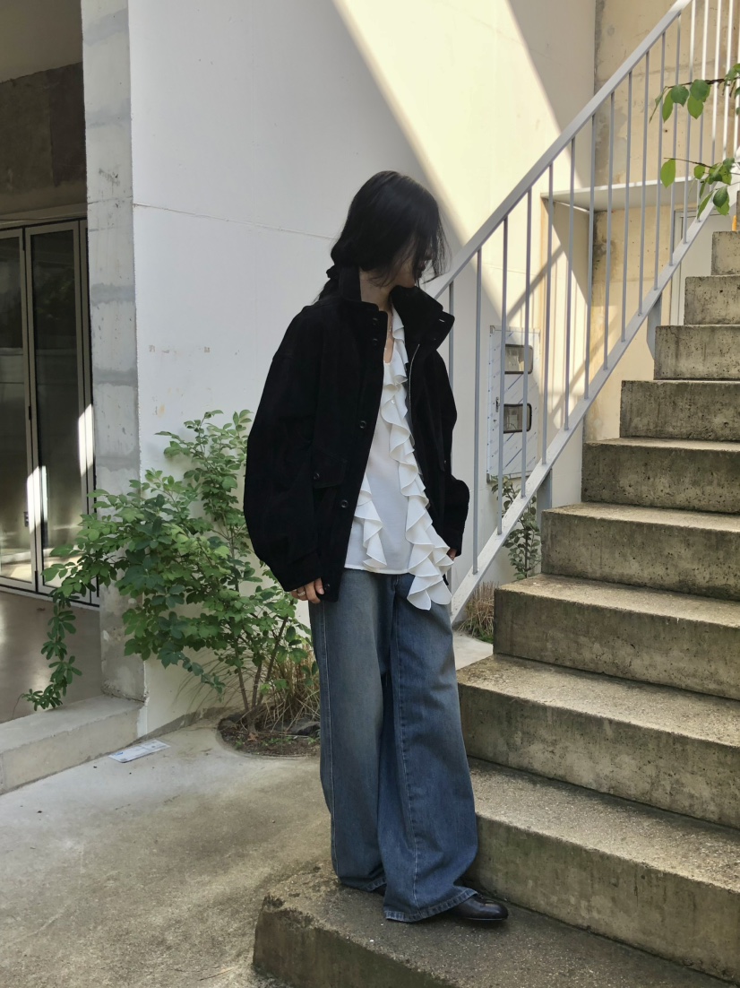 MOVENNE韓國代購女士新品休閑熱賣真品人氣牛仔褲水洗牛仔布MOVENNE牛仔褲