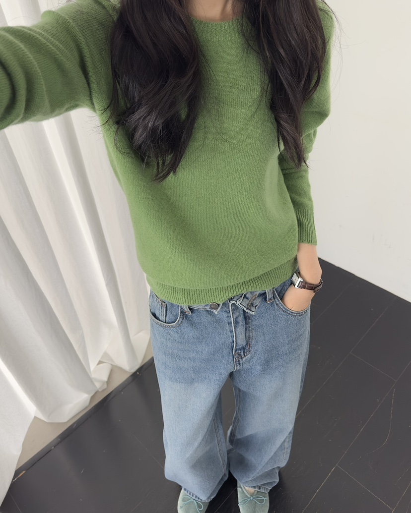 HOWDY/FACT THE NERD東大門直郵女士新款熱賣牛仔褲折疊HOWDY/FACT THE NERD牛仔褲