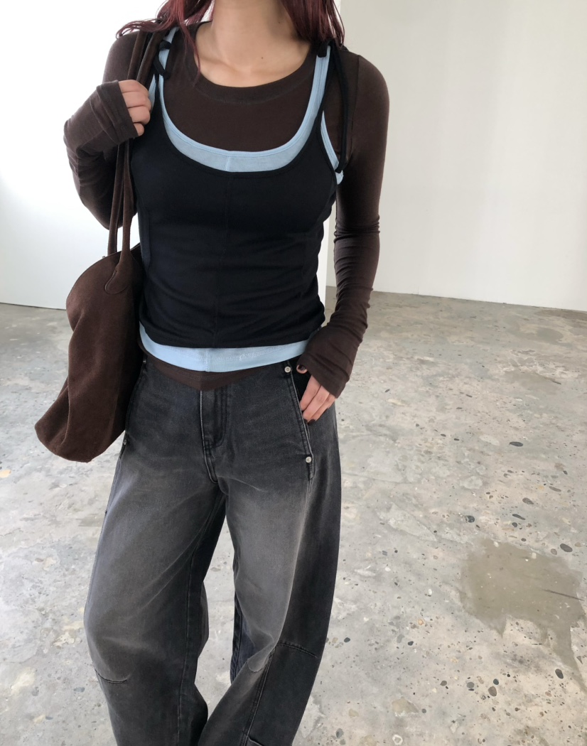 OPHEL WOOD東大門實拍女士新品真品休閑時尚人氣套裝無袖OPHEL WOOD套裝
