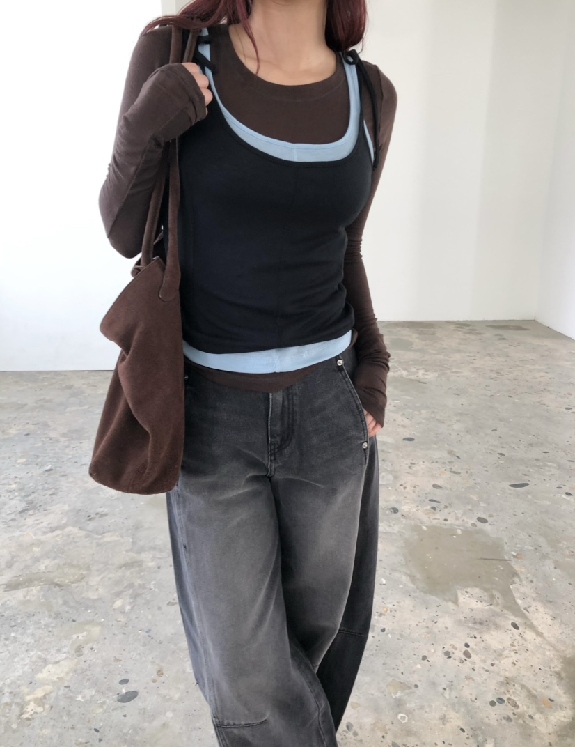 OPHEL WOOD東大門實拍女士新品真品休閑時尚人氣套裝無袖OPHEL WOOD套裝