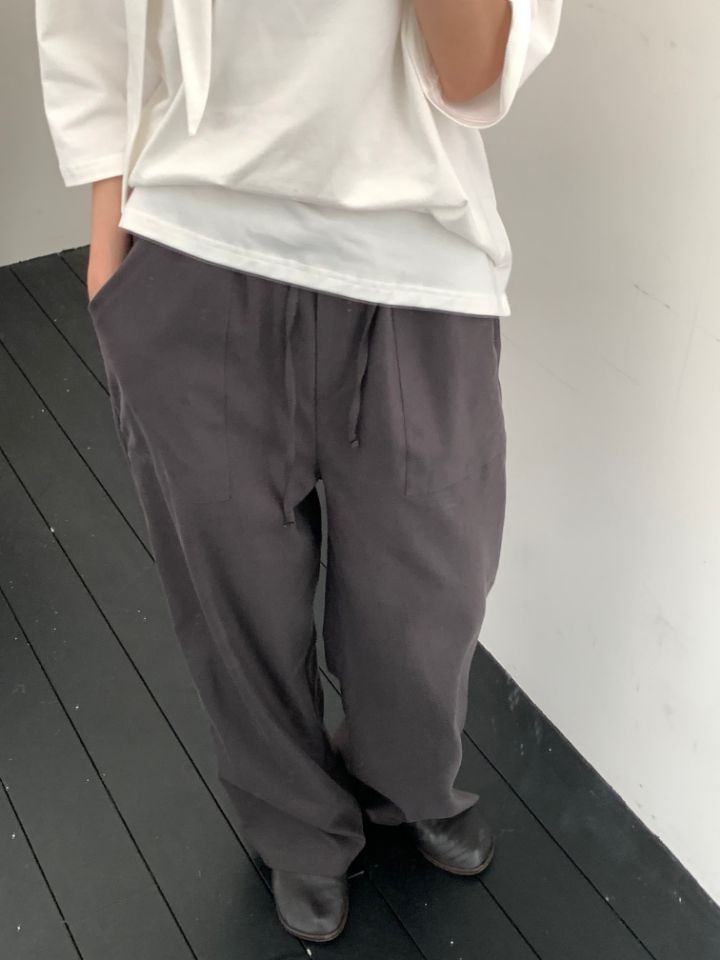 KOMOREBI韓國直郵女裝新款休閑人氣推薦真品熱賣休閑褲混紡KOMOREBI休閑褲