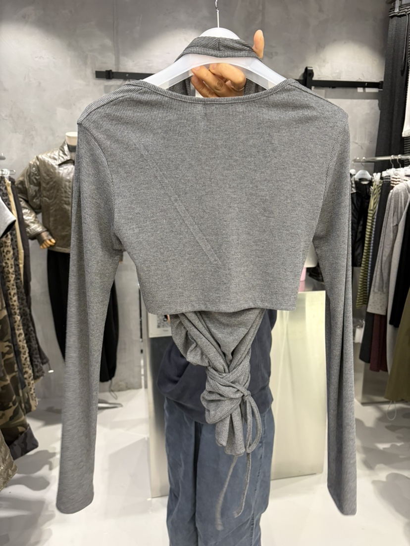 TIPSY東大門實拍女士新品時尚休閑推薦人氣長袖T恤不含內搭TIPSY長袖T恤