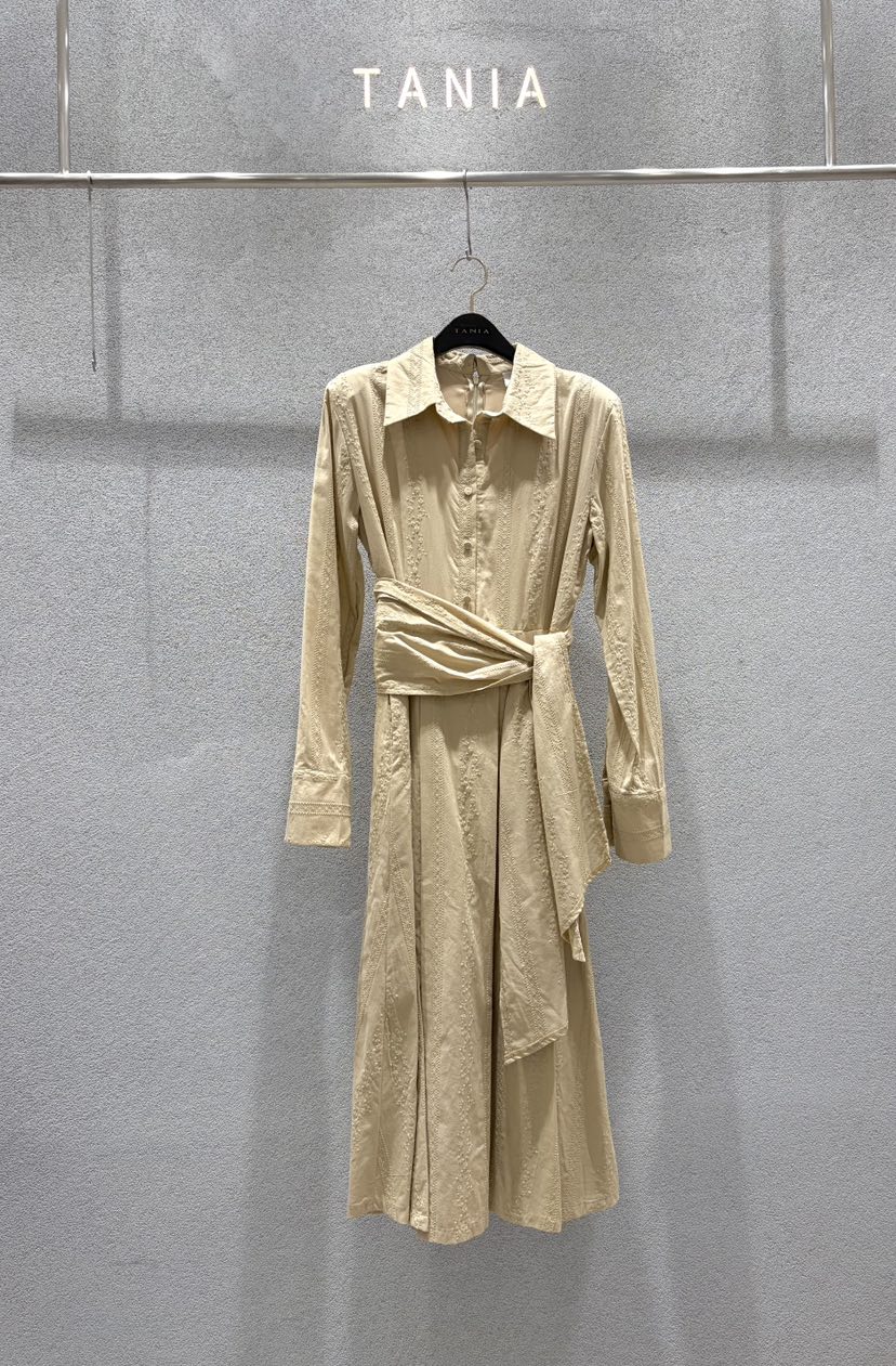 TANIA東大門代購女裝新款休閑推薦真品時尚熱賣連衣裙刺繡TANIA連衣裙圖色2