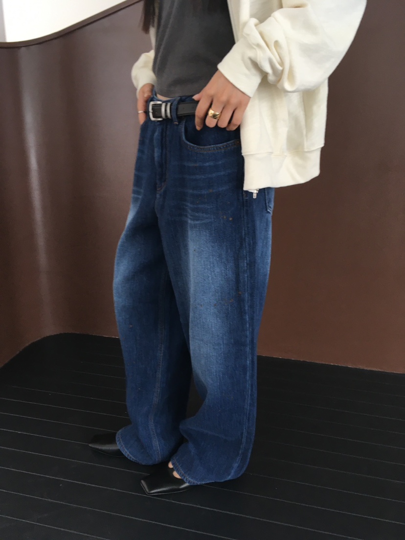 MINIMUZE韓國直郵女士新款真品時尚人氣休閑推薦熱賣牛仔褲MINIMUZE牛仔褲