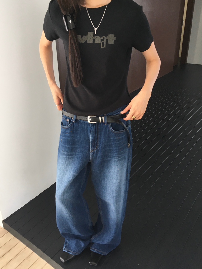 MINIMUZE韓國直郵女士新款真品時尚人氣休閑推薦熱賣牛仔褲MINIMUZE牛仔褲