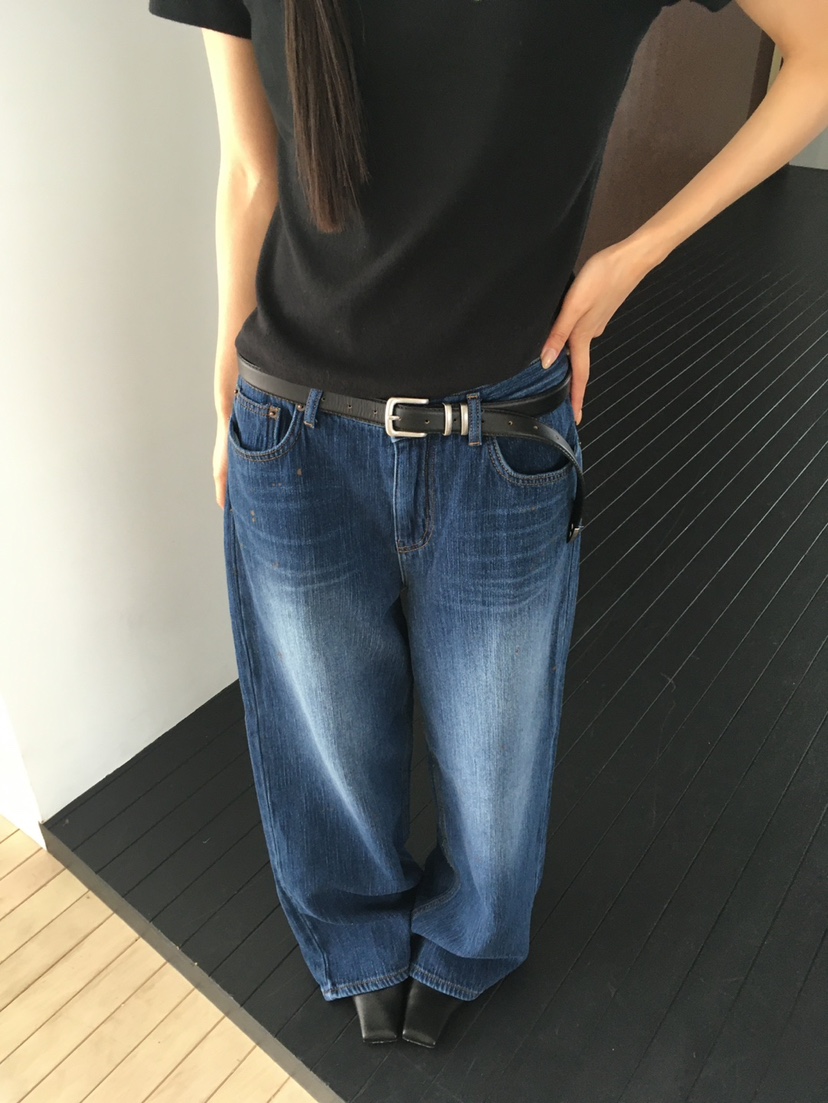 MINIMUZE韓國直郵女士新款真品時尚人氣休閑推薦熱賣牛仔褲MINIMUZE牛仔褲