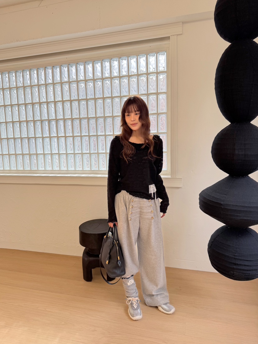 BOUTIQUE-L東大門代購女士新款推薦時尚休閑真品人氣休閑褲BOUTIQUE-L休閑褲
