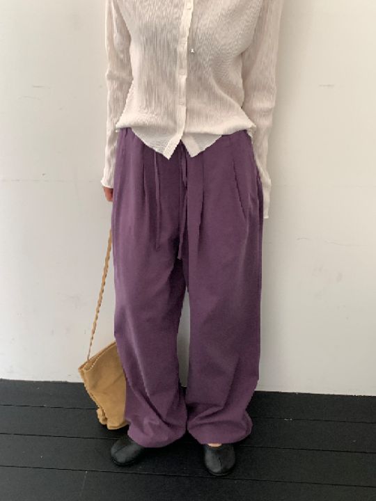 KOMOREBI韓國直郵女裝新款人氣推薦時尚真品休閑熱賣休閑褲KOMOREBI休閑褲