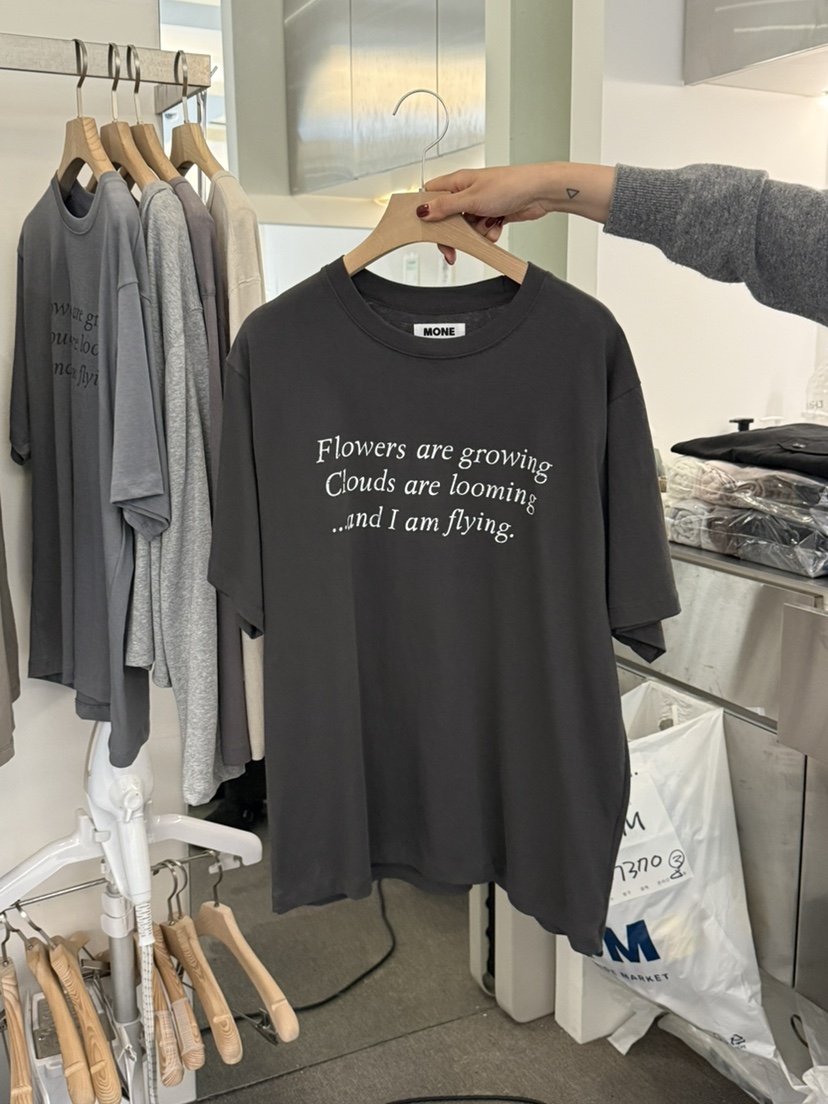 MONE-A韓國代購女士新品真品人氣熱賣時尚休閑推薦T恤MONE-AT恤圖色3