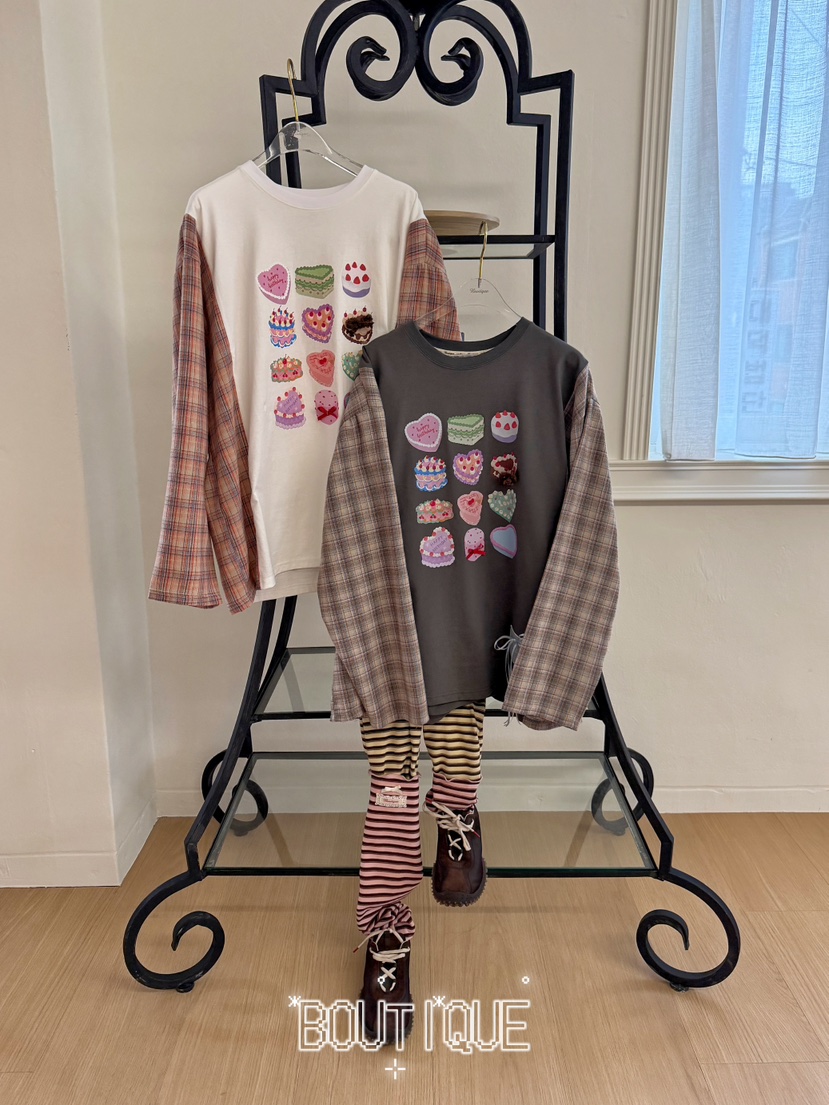 BOUTIQUE-L東大門直郵女士新品休閑熱賣推薦時尚長袖T恤BOUTIQUE-L長袖T恤
