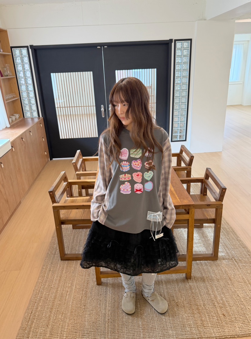 BOUTIQUE-L東大門直郵女士新品休閑熱賣推薦時尚長袖T恤BOUTIQUE-L長袖T恤