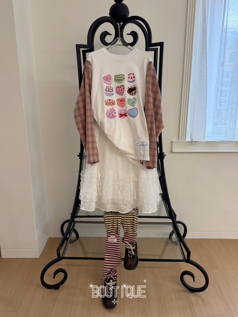 BOUTIQUE-L東大門直郵女士新品休閑熱賣推薦時尚長袖T恤BOUTIQUE-L長袖T恤圖色1