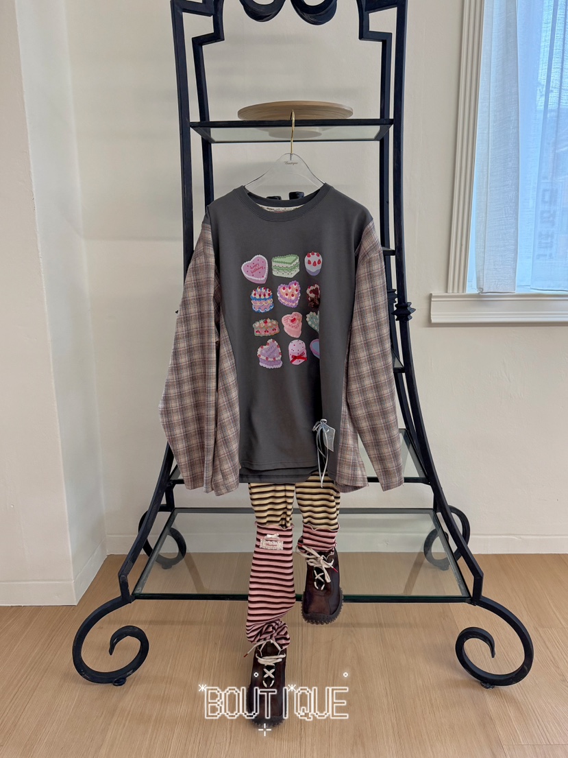 BOUTIQUE-L東大門直郵女士新品休閑熱賣推薦時尚長袖T恤BOUTIQUE-L長袖T恤圖色2
