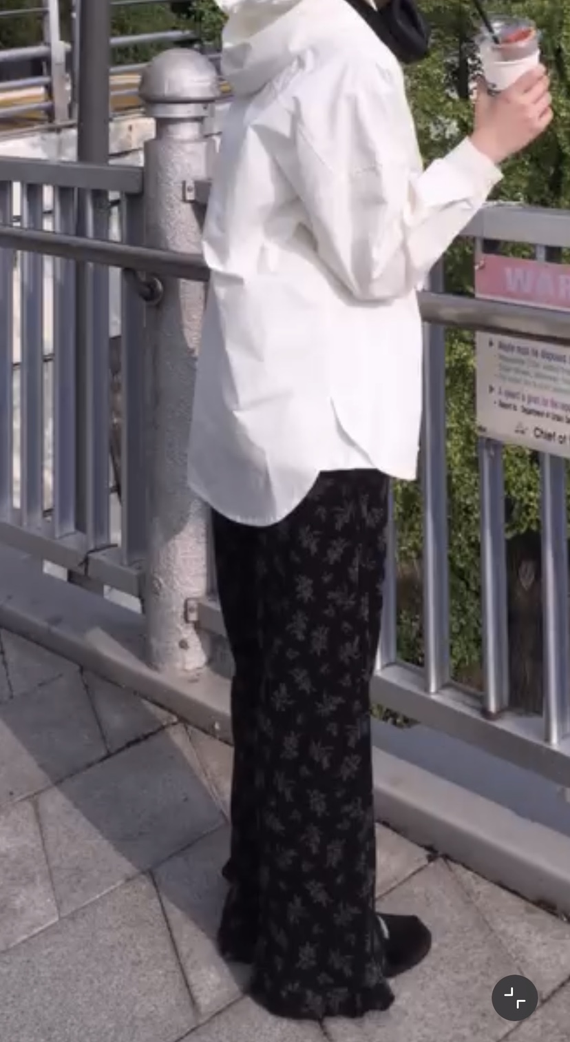 ARCHIVE-P韓國直郵女士新款熱賣時尚真品休閑休閑褲褶邊ARCHIVE-P休閑褲