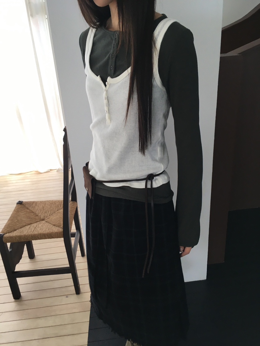 MINIMUZE韓國代購女士新款熱賣人氣休閑時尚推薦長袖T恤紐扣MINIMUZE長袖T恤