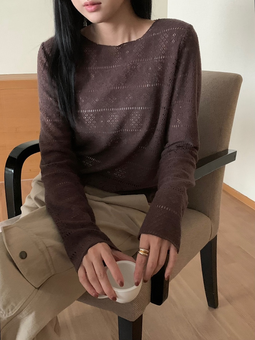 BLEECKER韓國直郵女士新款推薦熱賣人氣時尚休閑真品長袖T恤BLEECKER長袖T恤
