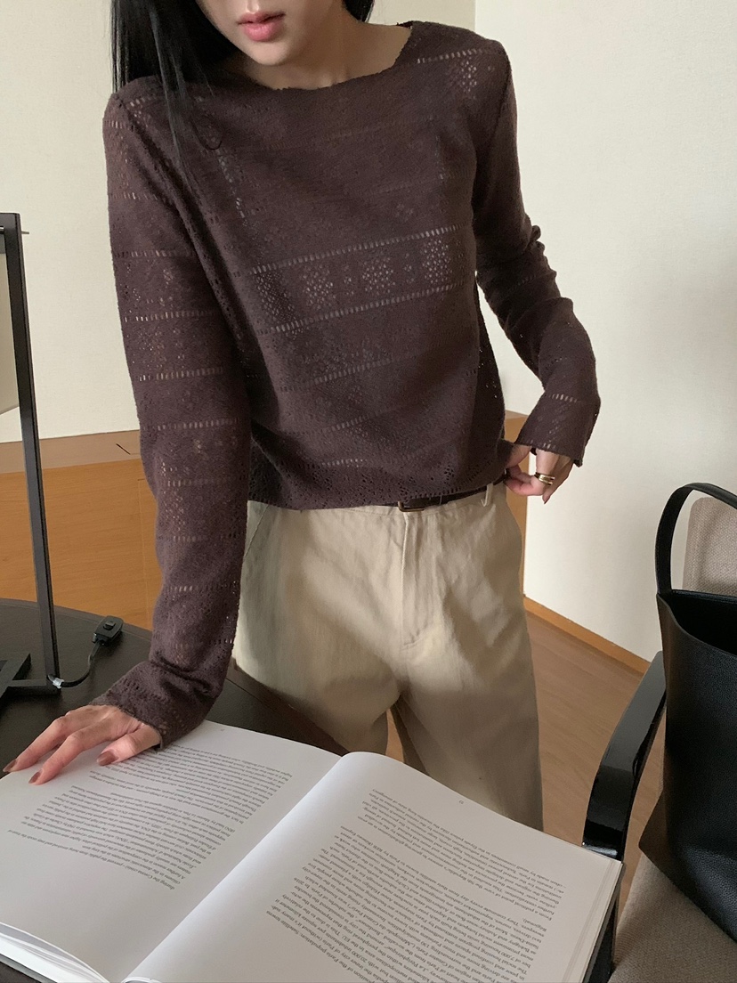 BLEECKER韓國直郵女士新款推薦熱賣人氣時尚休閑真品長袖T恤BLEECKER長袖T恤