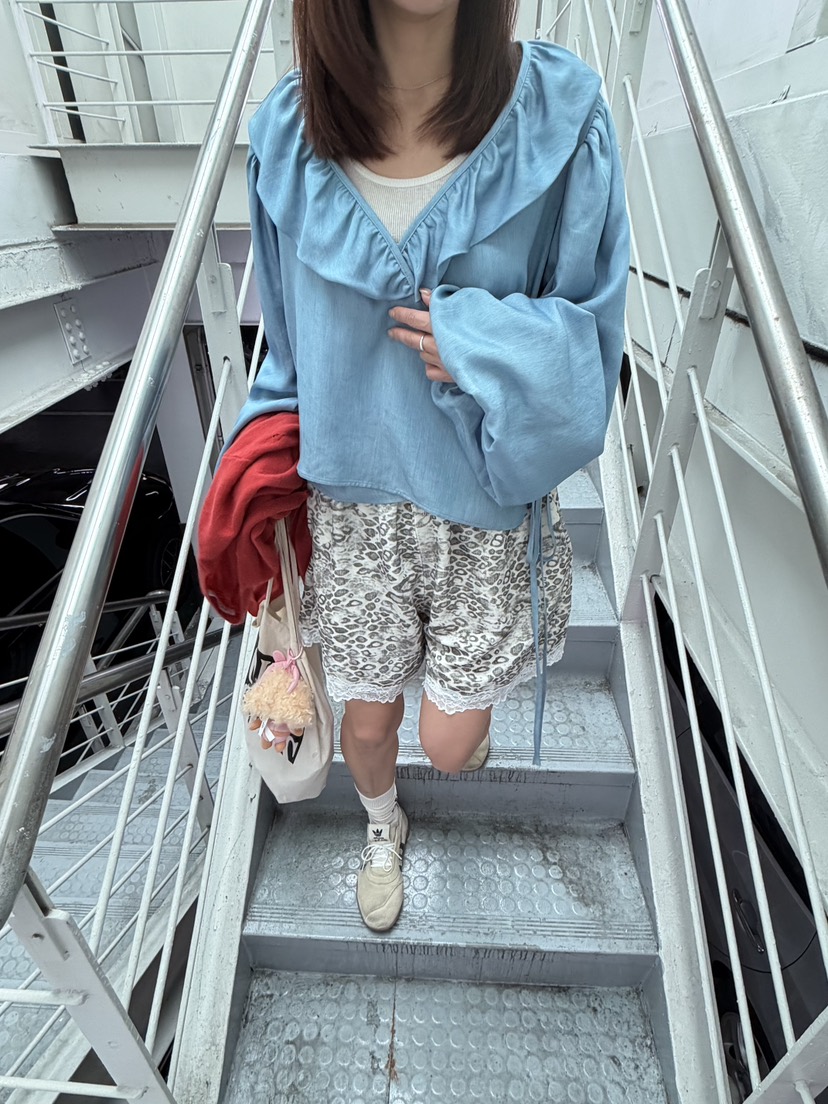 FRANC—L東大門實拍女裝新品人氣熱賣時尚真品襯衫蕾絲衫FRANC襯衫/蕾絲衫
