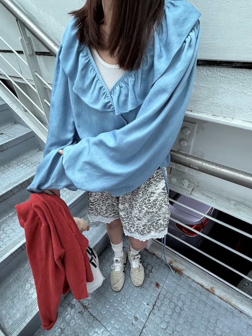 FRANC—L東大門實拍女裝新品人氣熱賣時尚真品襯衫蕾絲衫FRANC襯衫/蕾絲衫