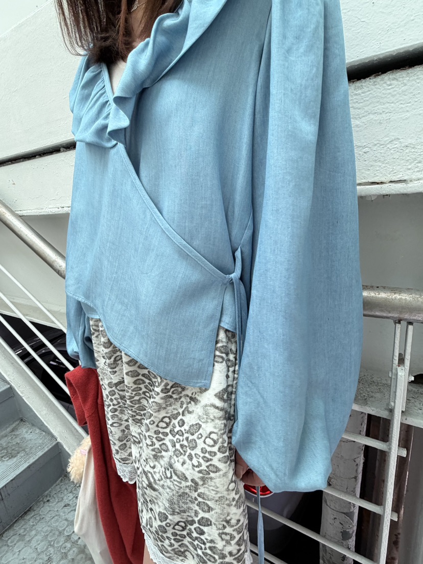 FRANC—L東大門實拍女裝新品人氣熱賣時尚真品襯衫蕾絲衫FRANC襯衫/蕾絲衫