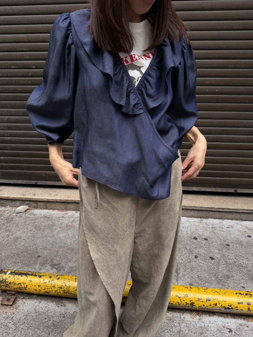 FRANC—L東大門實拍女裝新品人氣熱賣時尚真品襯衫蕾絲衫FRANC襯衫/蕾絲衫圖色1