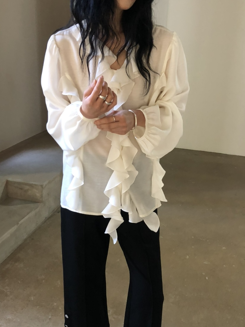 MOVENNE東大門代購女裝新款休閑時尚熱賣真品推薦襯衫蕾絲衫MOVENNE襯衫/蕾絲衫