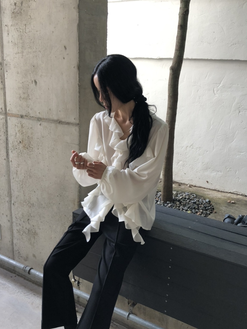 MOVENNE東大門代購女裝新款休閑時尚熱賣真品推薦襯衫蕾絲衫MOVENNE襯衫/蕾絲衫