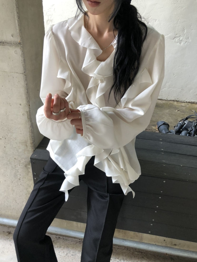 MOVENNE東大門代購女裝新款休閑時尚熱賣真品推薦襯衫蕾絲衫MOVENNE襯衫/蕾絲衫