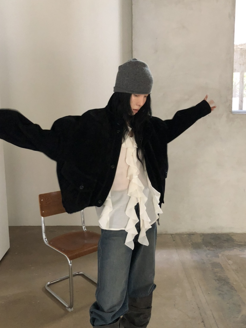 MOVENNE東大門代購女裝新款休閑時尚熱賣真品推薦襯衫蕾絲衫MOVENNE襯衫/蕾絲衫