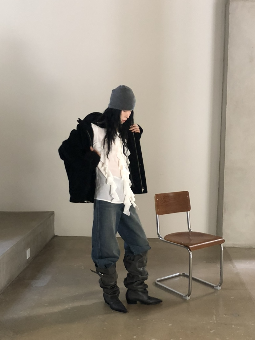 MOVENNE東大門代購女裝新款休閑時尚熱賣真品推薦襯衫蕾絲衫MOVENNE襯衫/蕾絲衫