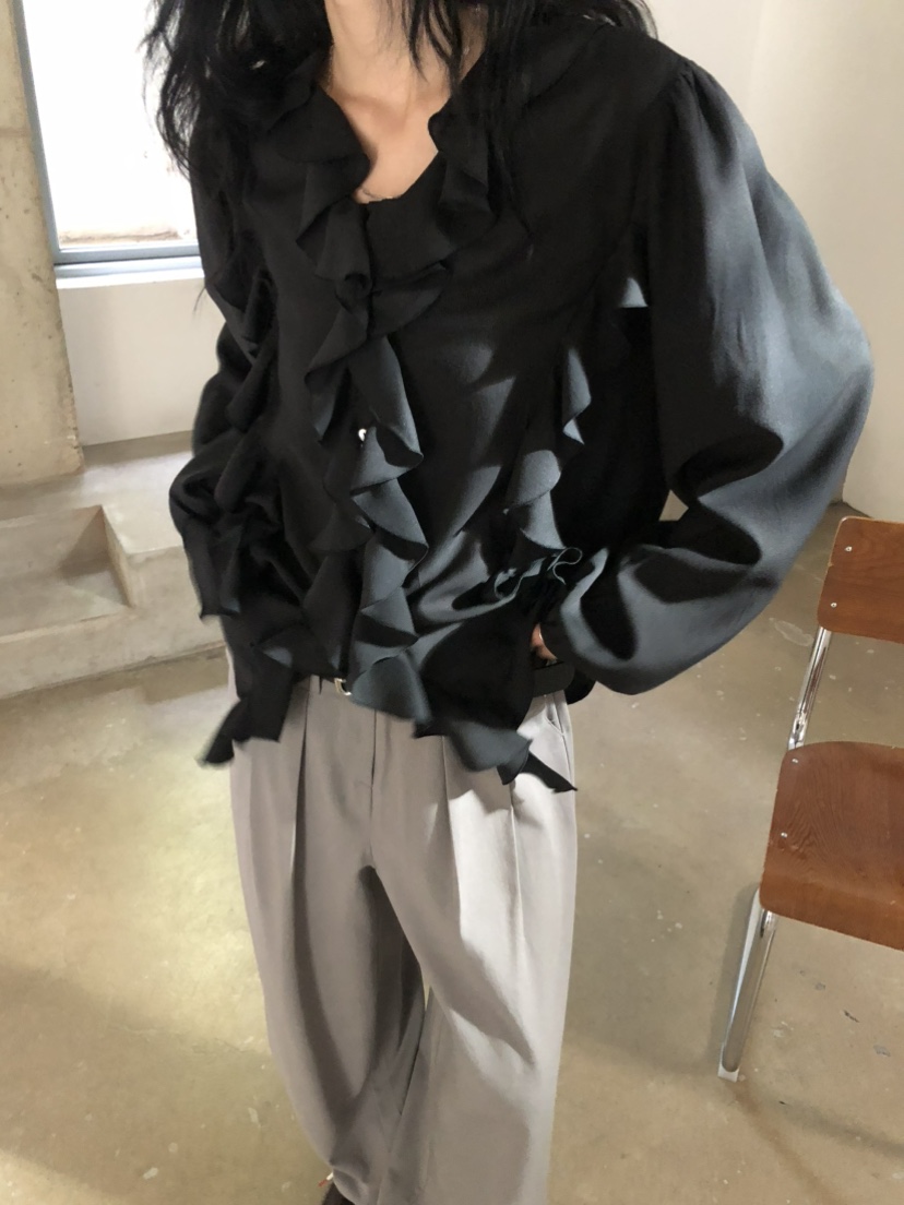 MOVENNE東大門代購女裝新款休閑時尚熱賣真品推薦襯衫蕾絲衫MOVENNE襯衫/蕾絲衫