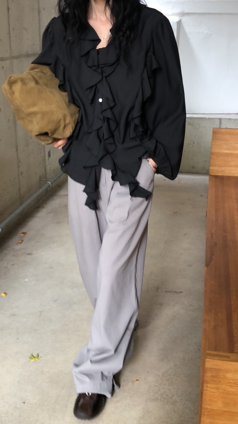 MOVENNE東大門代購女裝新款休閑時尚熱賣真品推薦襯衫蕾絲衫MOVENNE襯衫/蕾絲衫