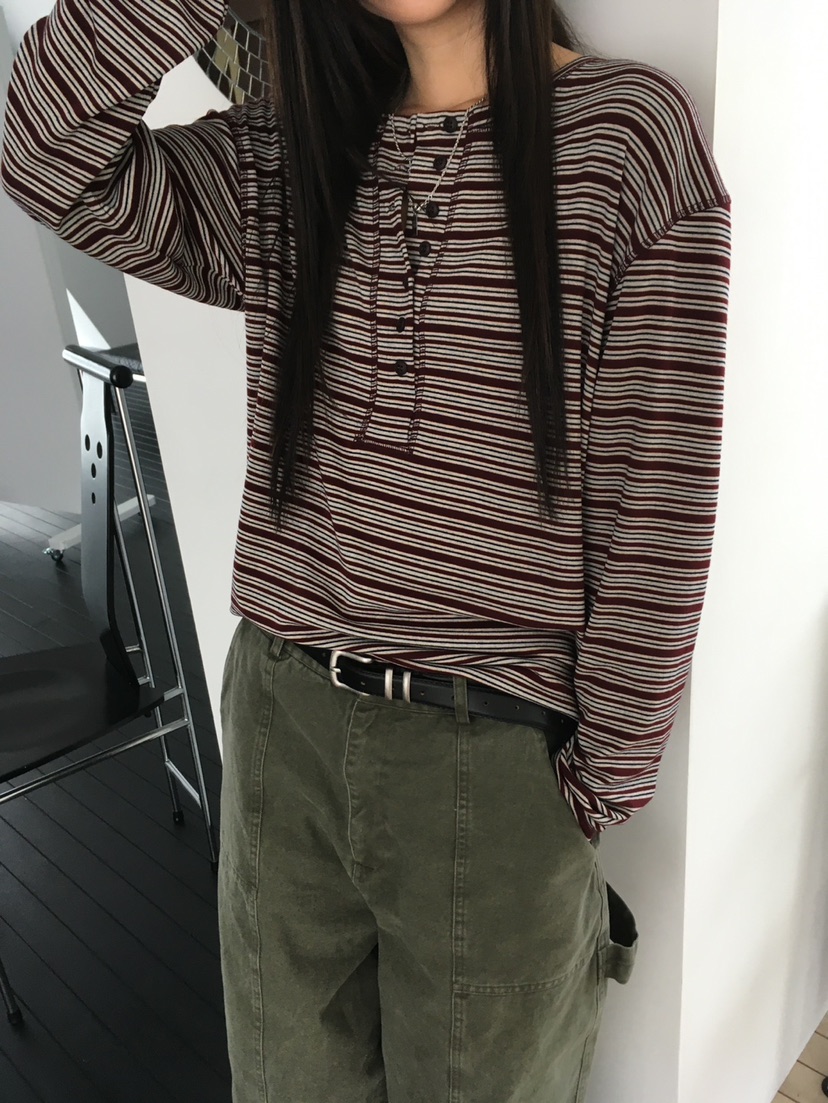 MINIMUZE東大門實拍女士新款推薦時尚人氣真品熱賣長袖T恤MINIMUZE長袖T恤