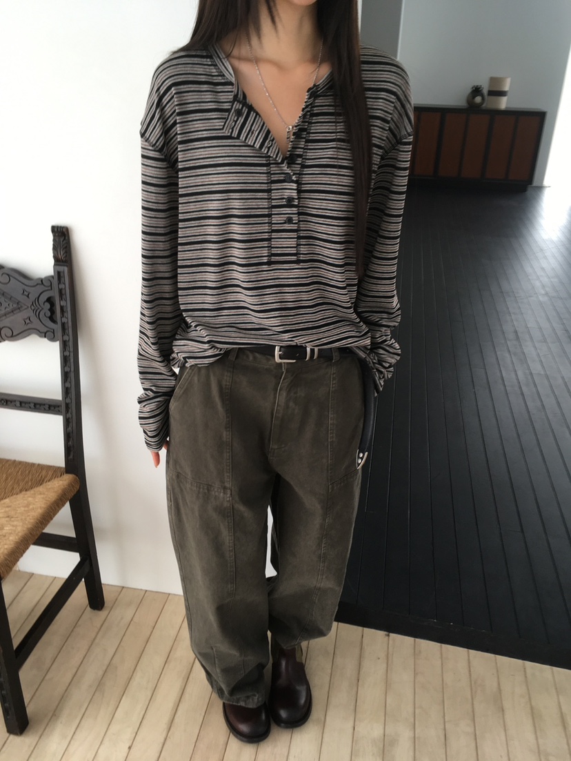 MINIMUZE東大門實拍女士新款推薦時尚人氣真品熱賣長袖T恤MINIMUZE長袖T恤