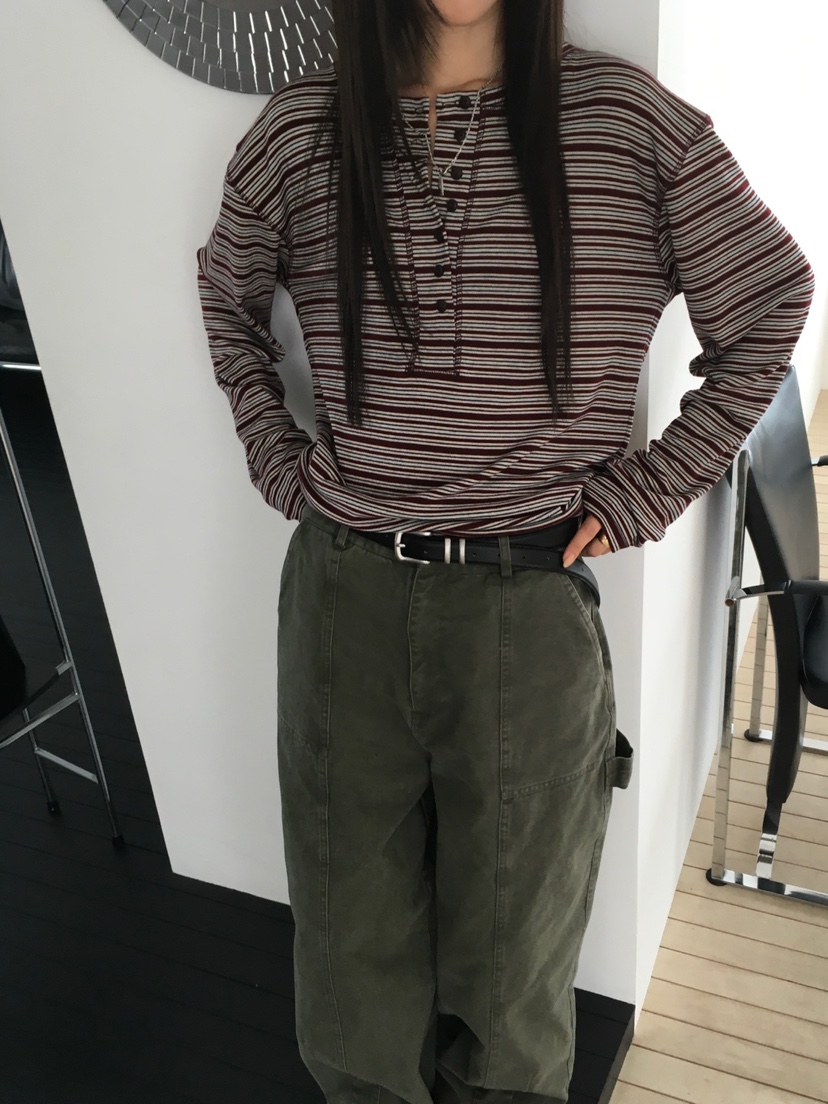 MINIMUZE東大門實拍女士新款推薦時尚人氣真品熱賣長袖T恤MINIMUZE長袖T恤