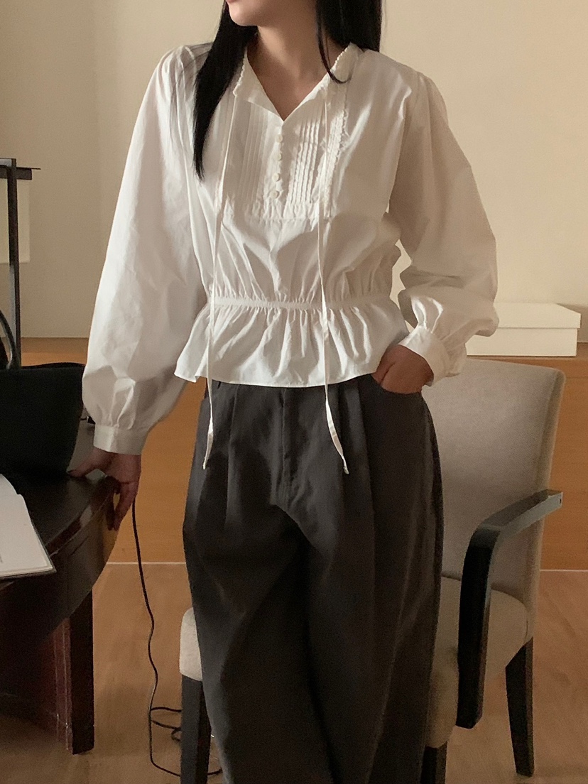 BLEECKER東大門直郵女士新品真品時尚休閑推薦襯衫蕾絲衫BLEECKER襯衫/蕾絲衫