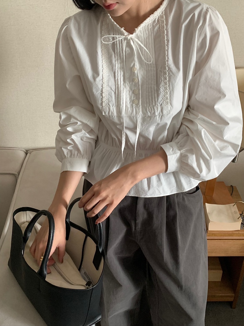 BLEECKER東大門直郵女士新品真品時尚休閑推薦襯衫蕾絲衫BLEECKER襯衫/蕾絲衫