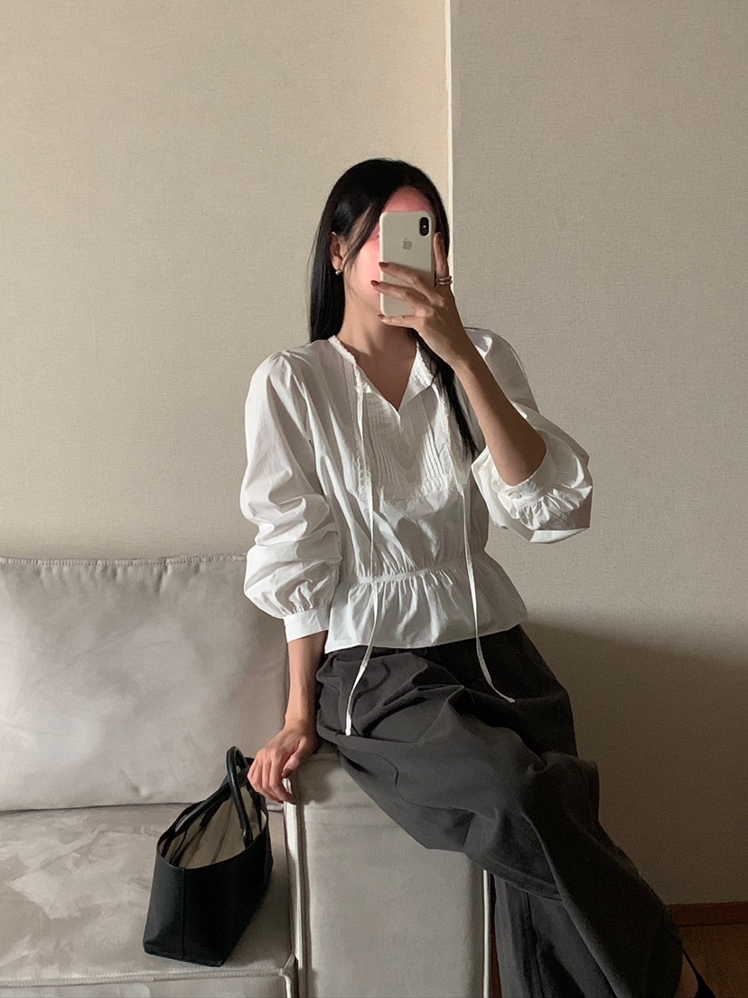 BLEECKER東大門直郵女士新品真品時尚休閑推薦襯衫蕾絲衫BLEECKER襯衫/蕾絲衫