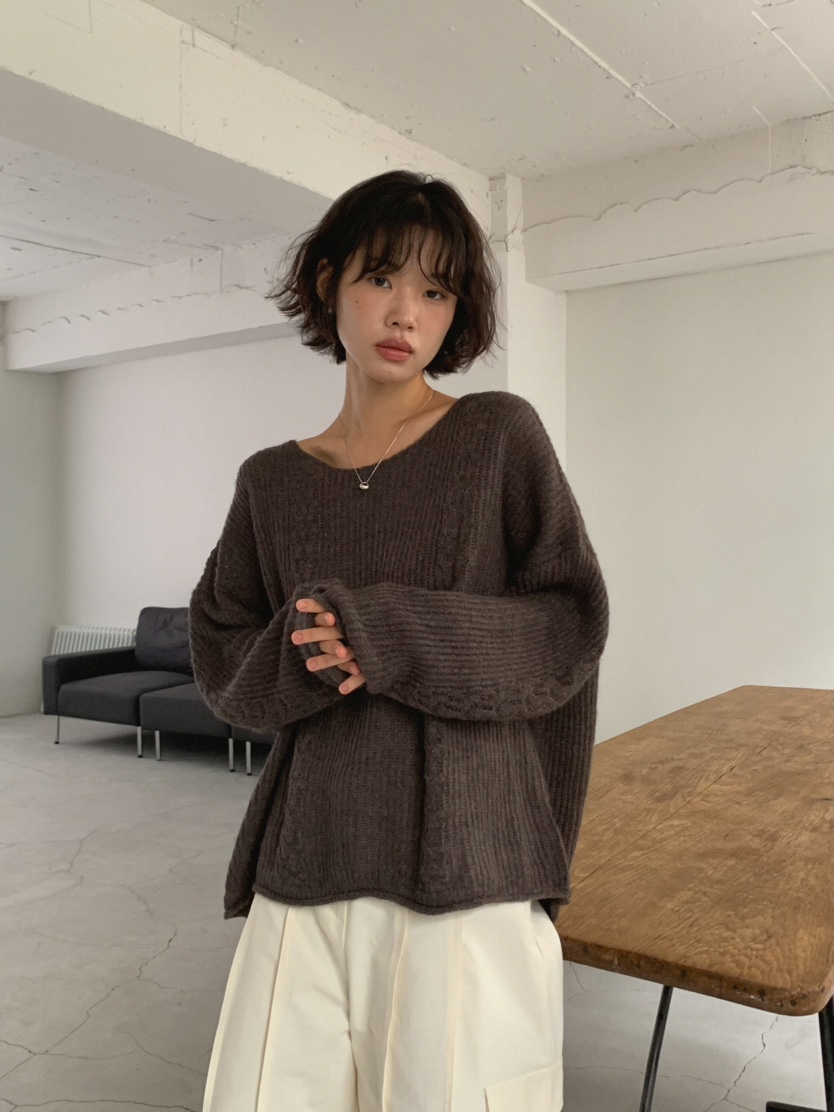 MOSMOS韓國代購女士新品熱賣人氣休閑時尚真品推薦針織衫MOSMOS針織衫