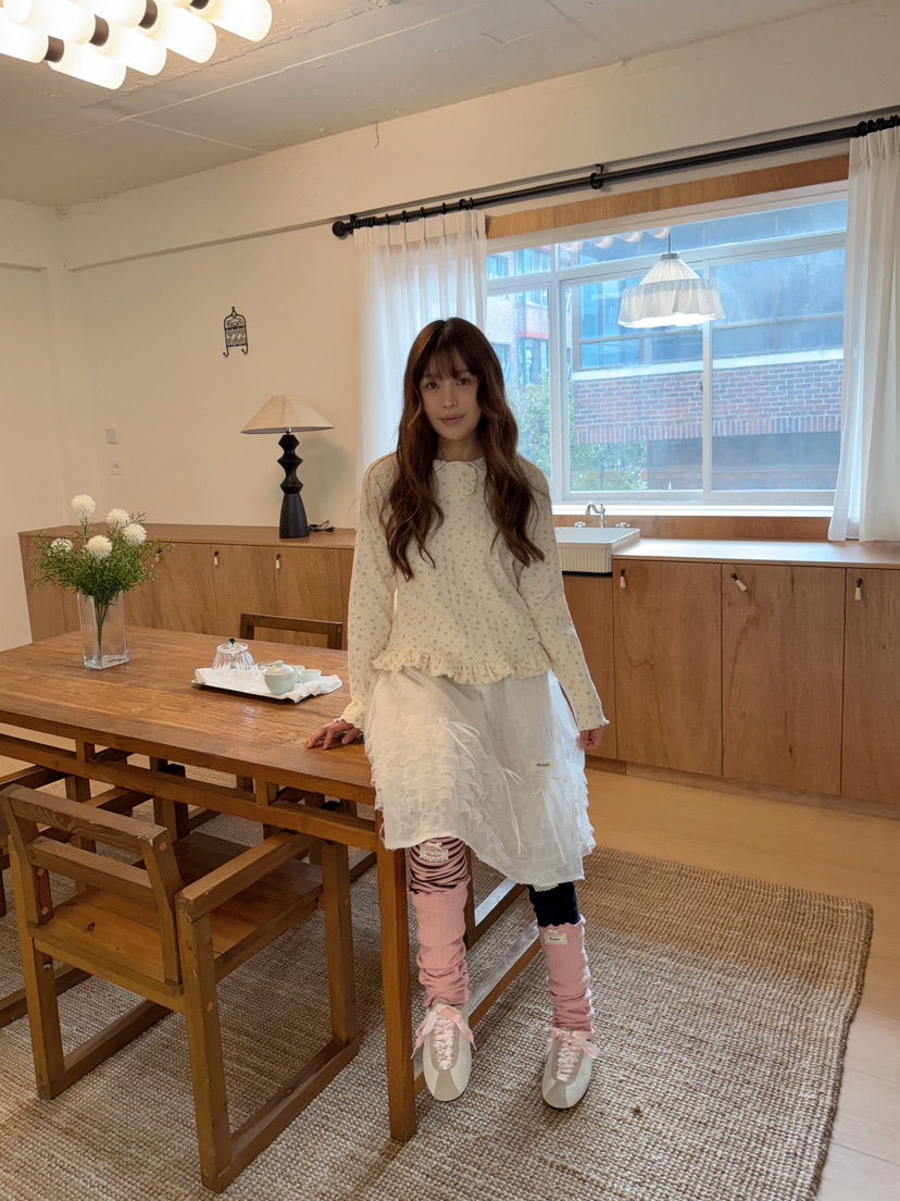 BOUTIQUE-L東大門代購女士新品真品半身裙中短裙雪紡層疊BOUTIQUE-L半身裙/中短裙