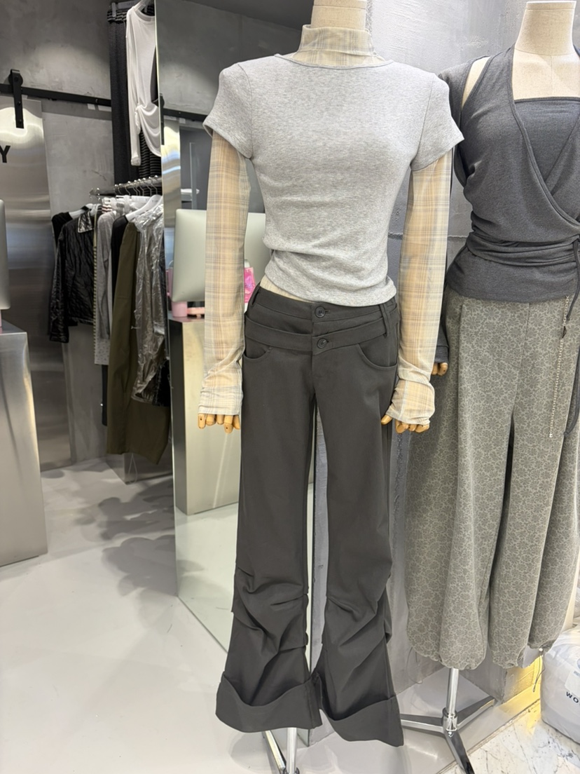 TIPSY韓國代購女裝新款時尚推薦休閑熱賣真品人氣休閑褲TIPSY休閑褲