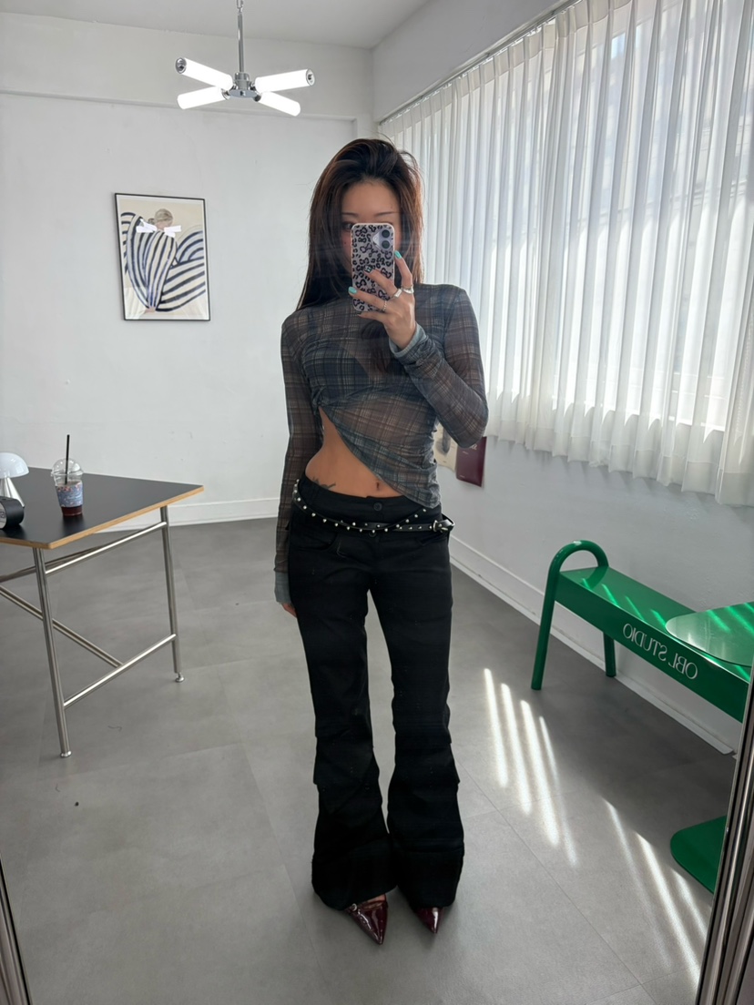 TIPSY韓國代購女裝新款時尚推薦休閑熱賣真品人氣休閑褲TIPSY休閑褲