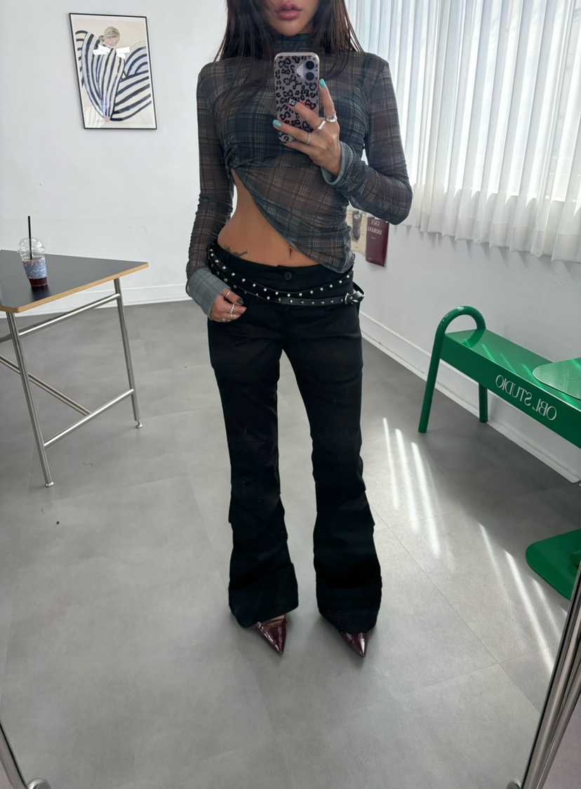 TIPSY韓國代購女裝新款時尚推薦休閑熱賣真品人氣休閑褲TIPSY休閑褲