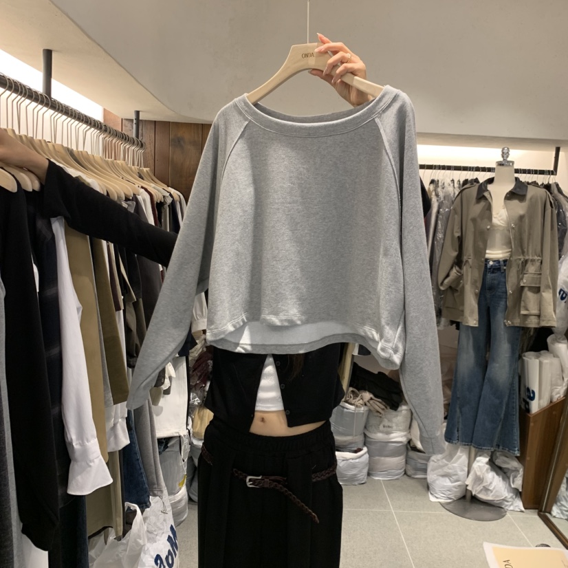 ONDA韓國直郵女士新品真品時尚推薦熱賣休閑人氣衛衣雙層ONDA衛衣圖色1