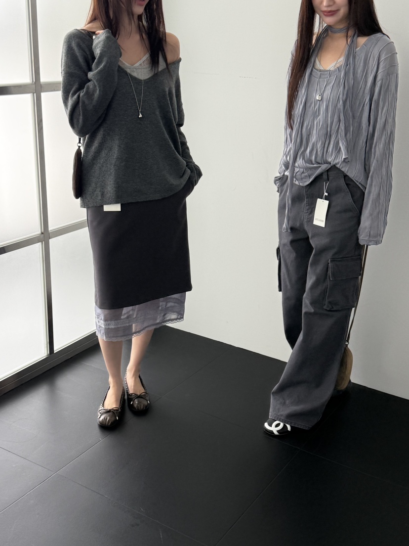 OUTLANDER東大門代購女士新品熱賣真品休閑推薦半身裙中短裙OUTLANDER半身裙/中短裙