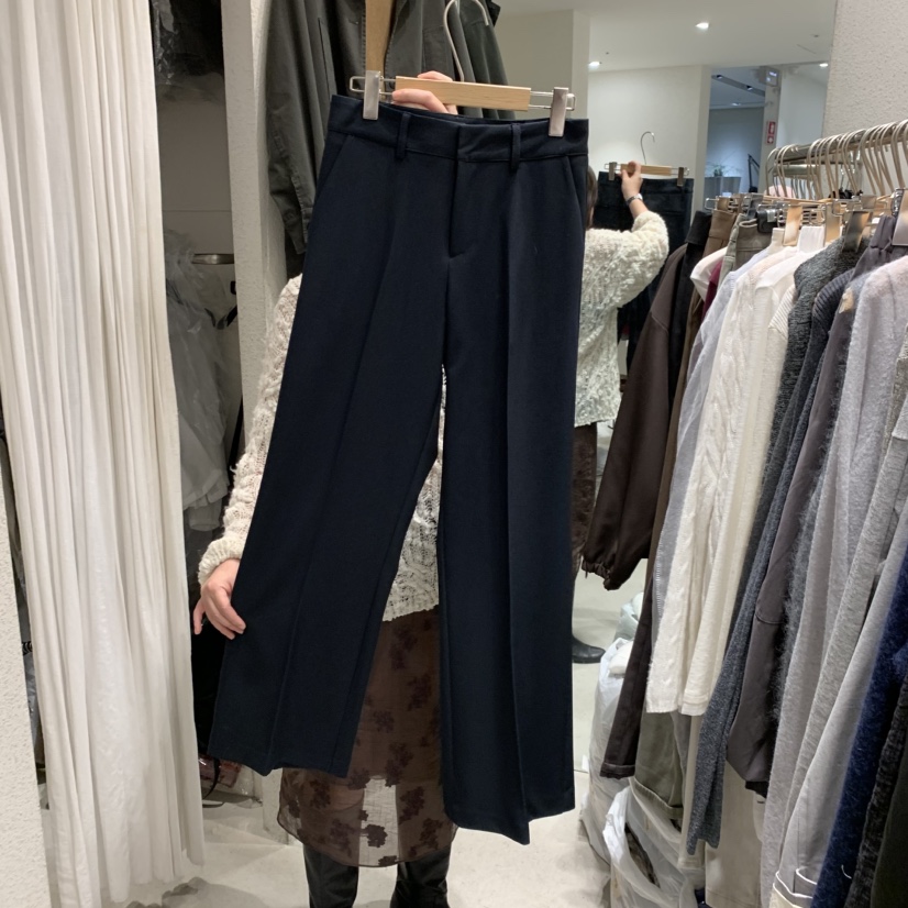SSENIQUE韓國直郵女士新款真品推薦熱賣時尚休閑褲喇叭褲SSENIQUE休閑褲圖色2