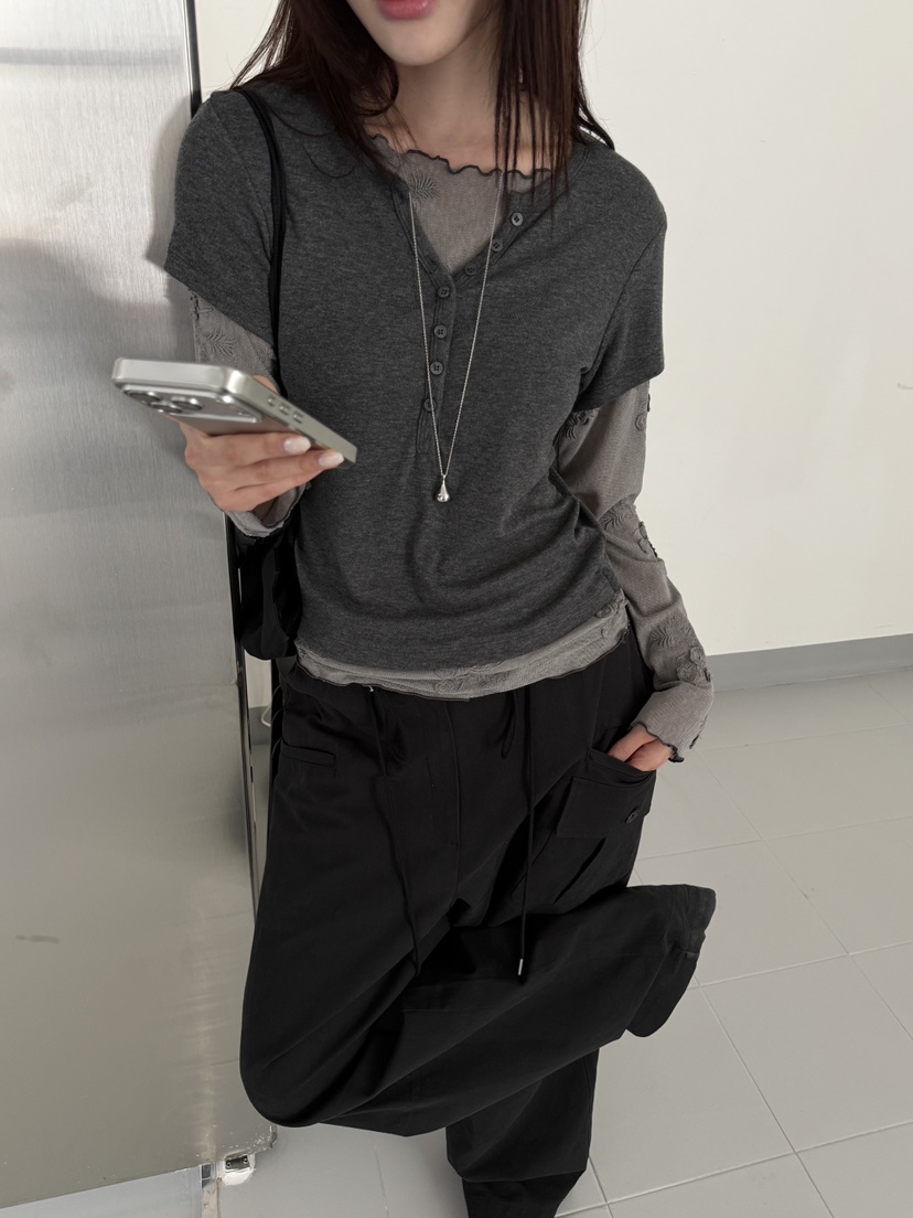 OUTLANDER東大門實拍女裝新品人氣真品推薦休閑襯衫蕾絲衫OUTLANDER襯衫/蕾絲衫