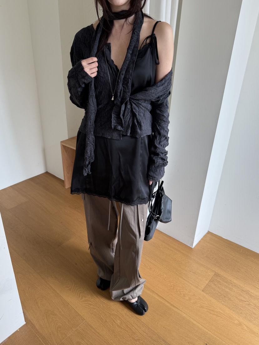 OUTLANDER東大門直郵女士新款時尚休閑推薦人氣開衫含圍巾OUTLANDER開衫