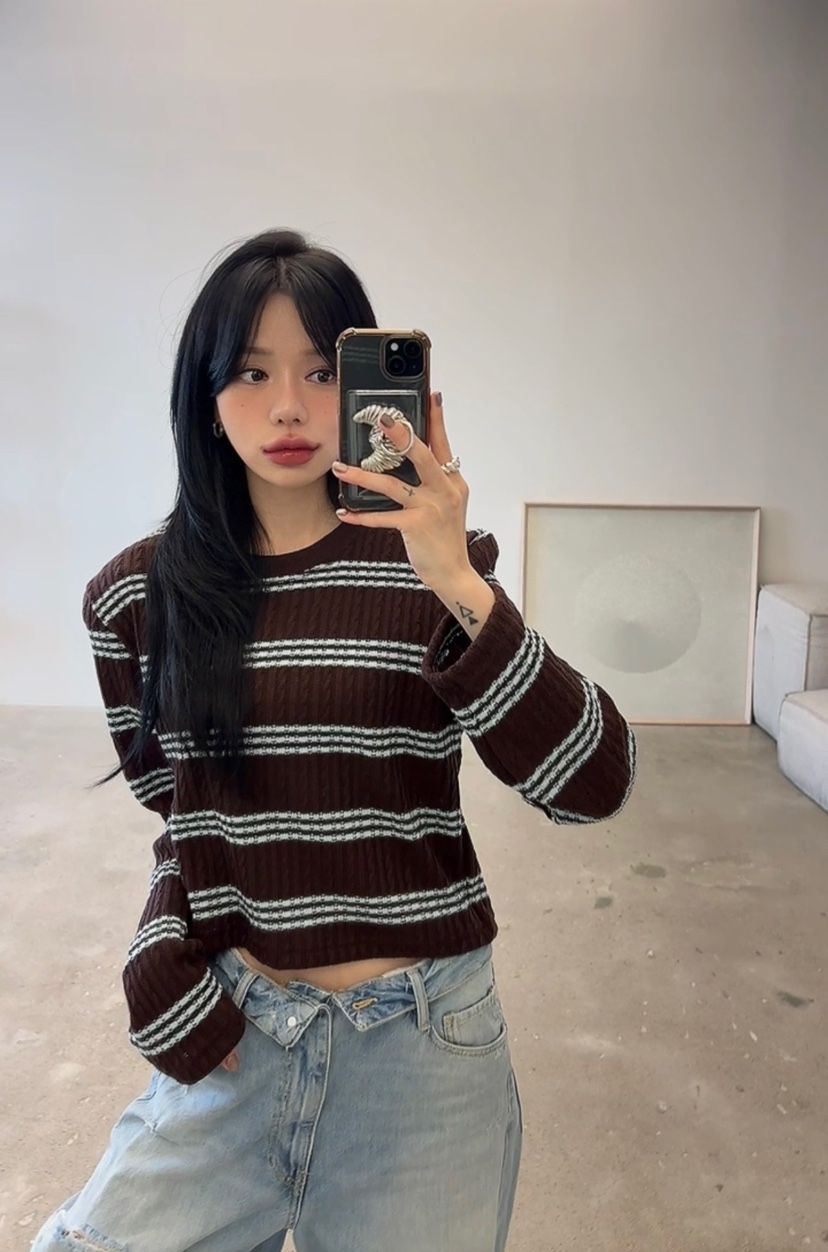 AMUSE SEOUL韓國代購女士新品休閑時尚真品推薦人氣針織衫AMUSE SEOUL針織衫