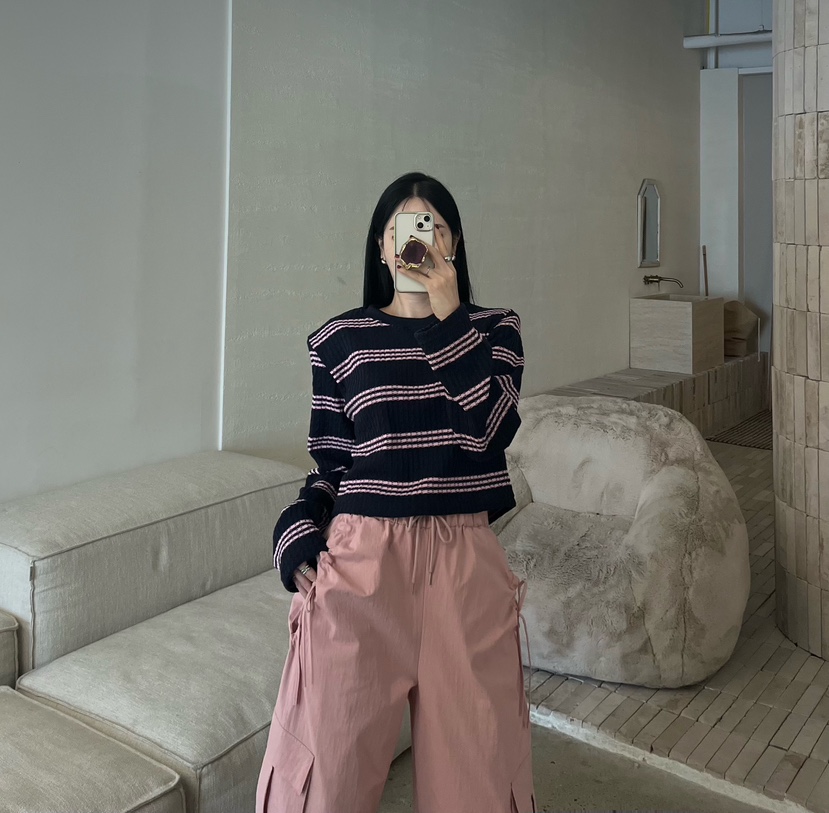 AMUSE SEOUL韓國代購女士新品休閑時尚真品推薦人氣針織衫AMUSE SEOUL針織衫